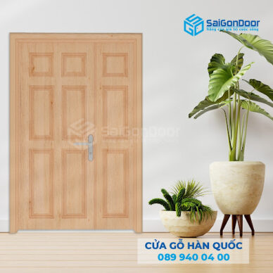TOP 10 Mẫu cửa gỗ công nghiệp 2 cánh kiểu dáng đẹp